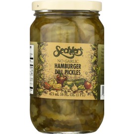 Sechlers Pickle Dill Hamburg No Garlic, 16 oz