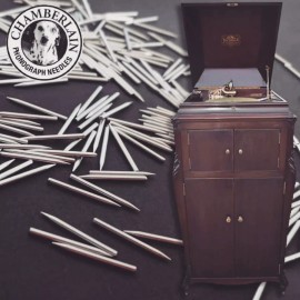 100 MEDIUM-Toned NEEDLES for Spring Motor Record Players Gramophones & Victrolas