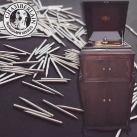 100 MEDIUM-Toned NEEDLES for Spring Motor Record Players Gramophones & Victrolas