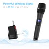 Wireless Microphone, Handheld Dynamic Microphone Wireless mic System for Karaoke