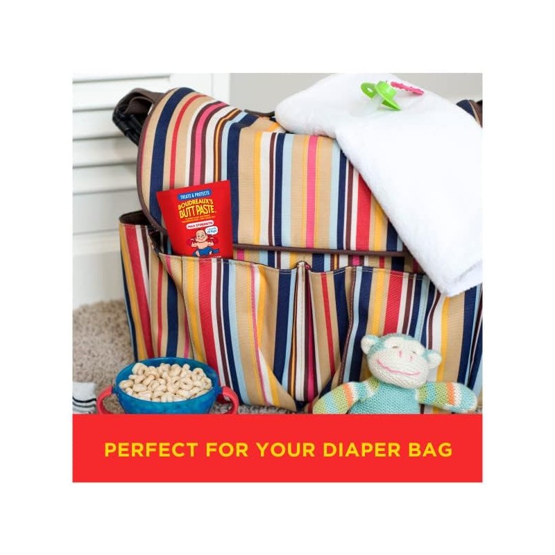 Boudreaux's Butt Paste Maximum Strength Diaper Cream, 2 Ounce (Pack