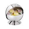 APS Sugar Ball, Sugar Bowl with Roll Lid, Stainless Steel