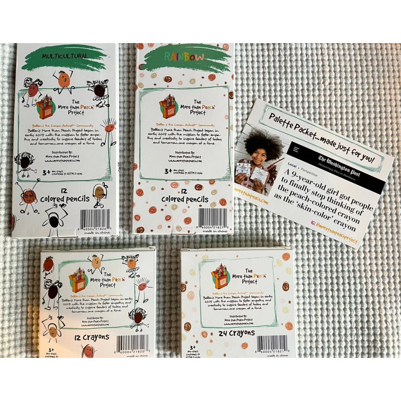 Bellen’s More Than Peach Creativity Bundle Colored Pencils And Crayon