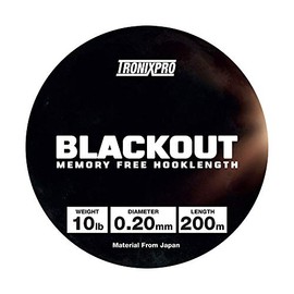 Tronixpro Blackout, Memory Free Line, Clear, 200m, 20lb, 0.33mm
