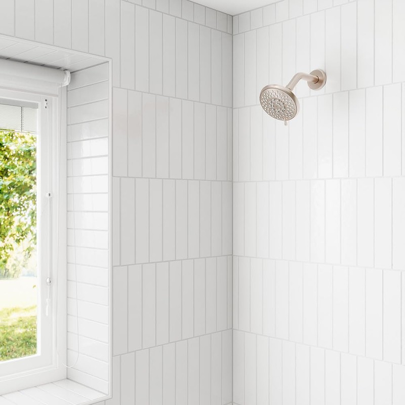 Pfister Universal Shower Head, Shower Arm Not Included, 5-Function, 1.75