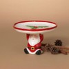 Dolomite Holiday Santa Tray, 7.7" D