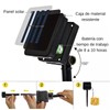 DOSYU 2 Tiras LED solares para exteriores e interiores, 200