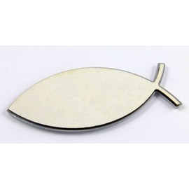 Car Chrome Decals CBFSH-316 John 3:16 Christian Jesus Fish Car Bike Auto Chrome Emblem Decal Sticker