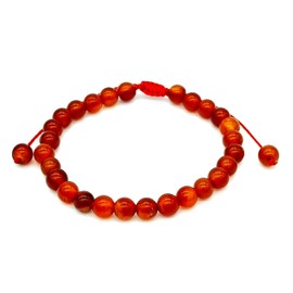Pulsera Cornalina 100% Natural | Proteccion, Abundancia y Creatividad | (06mm)