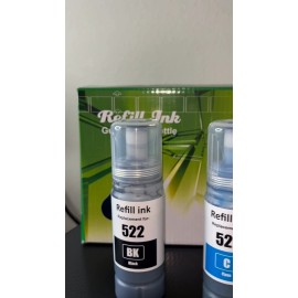 For Epson 4x Botella Recarga De Tinta COMPATIBLE CON Epson 522 T522 Ecotank ET-4800 4700