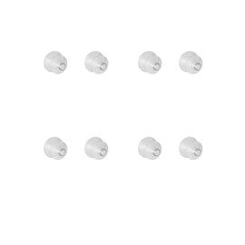 Vivtone Ear Domes for BTE Hearing Aids, Double Layer Soft Eartips, Recommend for Vivtone Lucid508 / Lucid516 or Other Similar Hearing Aids, Small Size (S * 8)