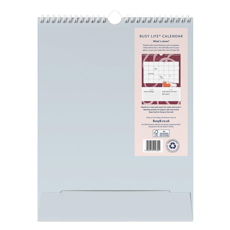 Busy B 2026 Busy Life Wall Calendar - Jan to