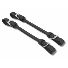 Amesbichler Reitsport AMKA Pelham Leather Straps Round Stitched Pair of Leather Straps for Pelham