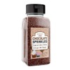 Unpretentious Chocolate Sprinkles, Perfect for Festivities, Multi-Use Shaker Bottle, Dessert