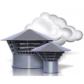 Univent DN160 150 Vent Hood Roof Vent Air Vent for Mounting on 150 mm Pipe