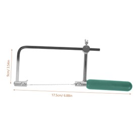 LALAFINA Bow Saw Tool for Jewelry Making U Shaped Hacksaw with Precise Cutting Design Compact and Lightweight for Woodworking and DIY Models Professional Jewelry Processing Tool