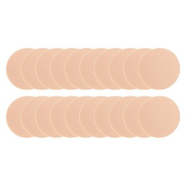20 Piezas de Esponja de Maquillaje Redonda Seca y Húmeda de Doble Uso Reutilizable Antibacteriana Redonda en Polvo para Maquillaje