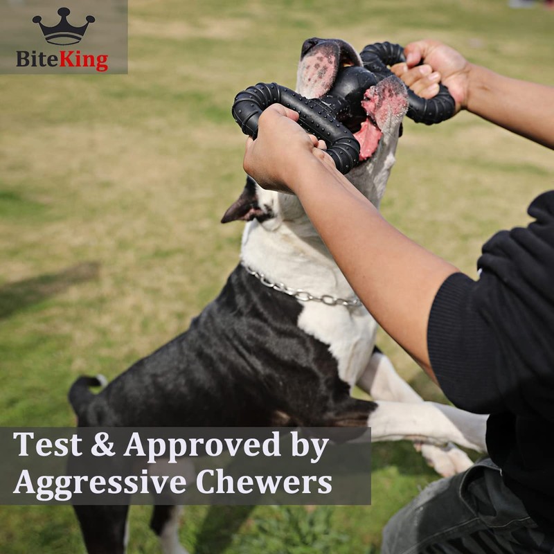 Natural Rubber Dog Toys for Large Aggressive Chewers - Lifetime
