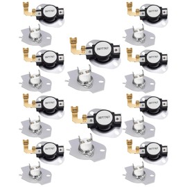 N197 Dryer Limit & Thermal Thermostat Kit Compatible with Top Brand Replaces 279816, 2651, 279816VP, 3399848, 3977393, AH334299, AP3094244, EA334299, PS334299 (10-PACK)