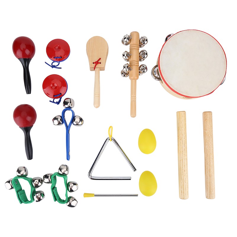 Kids Musical Instruments &amp; Percussion Toy Rhythm Bands Kit Set