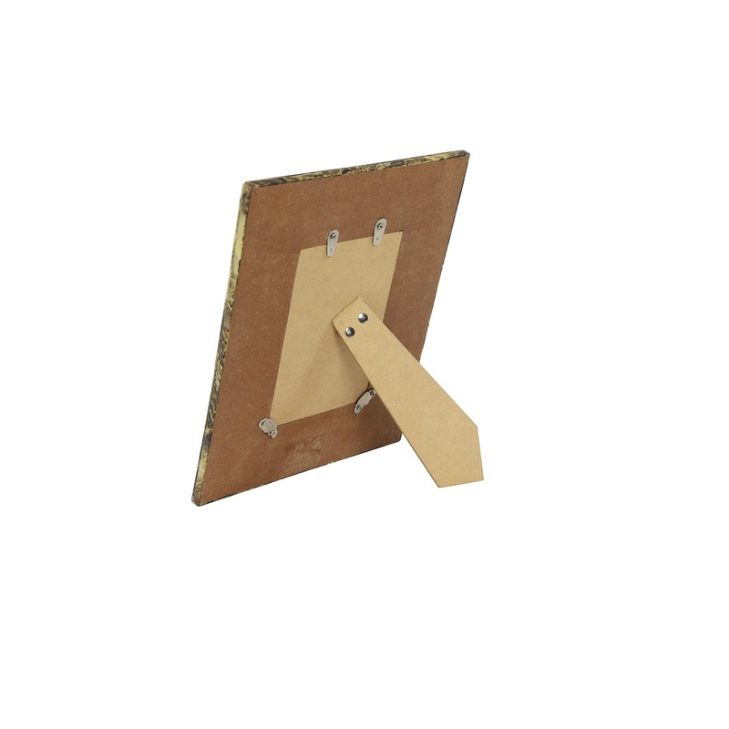 Deco 79 Gold & Brown Resin Rectangular Picture Frame with