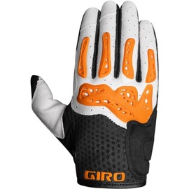 Giro Gnar Men's Mountain Cycling Gloves - Orange/Light Sharkskin, Large