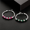MENGLINA Fashion Women Men Charm 8MM Natural Stone Strand Bracelets
