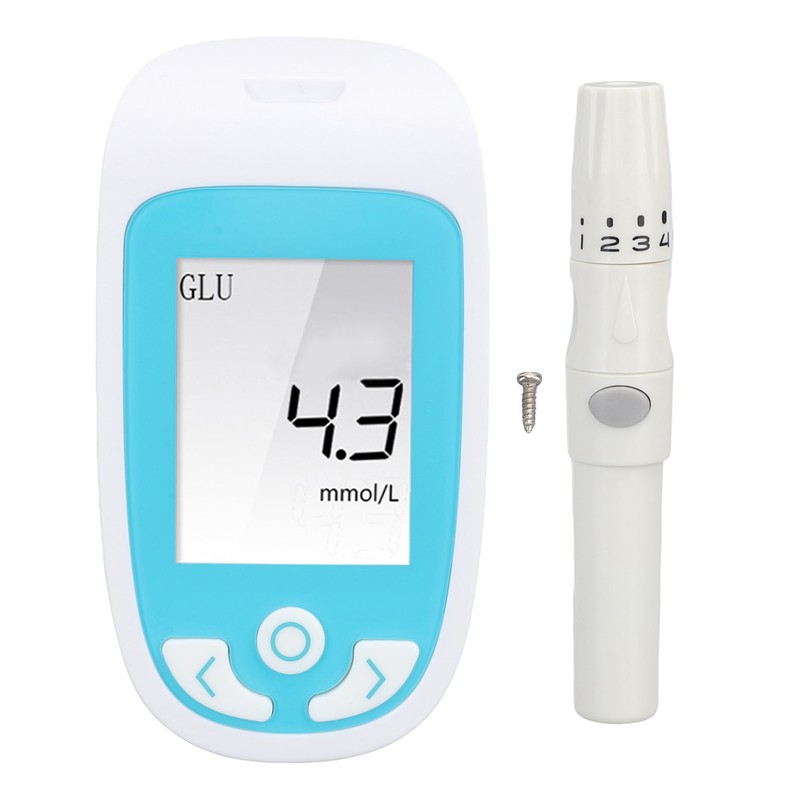 3 in 1 Blood Glucose Monitor Automatic Suction Accurate 0.8ul
