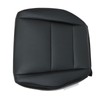 NLQR Passenger Bottom Perforated Microfiber Leather Seat Cover Black Compatible
