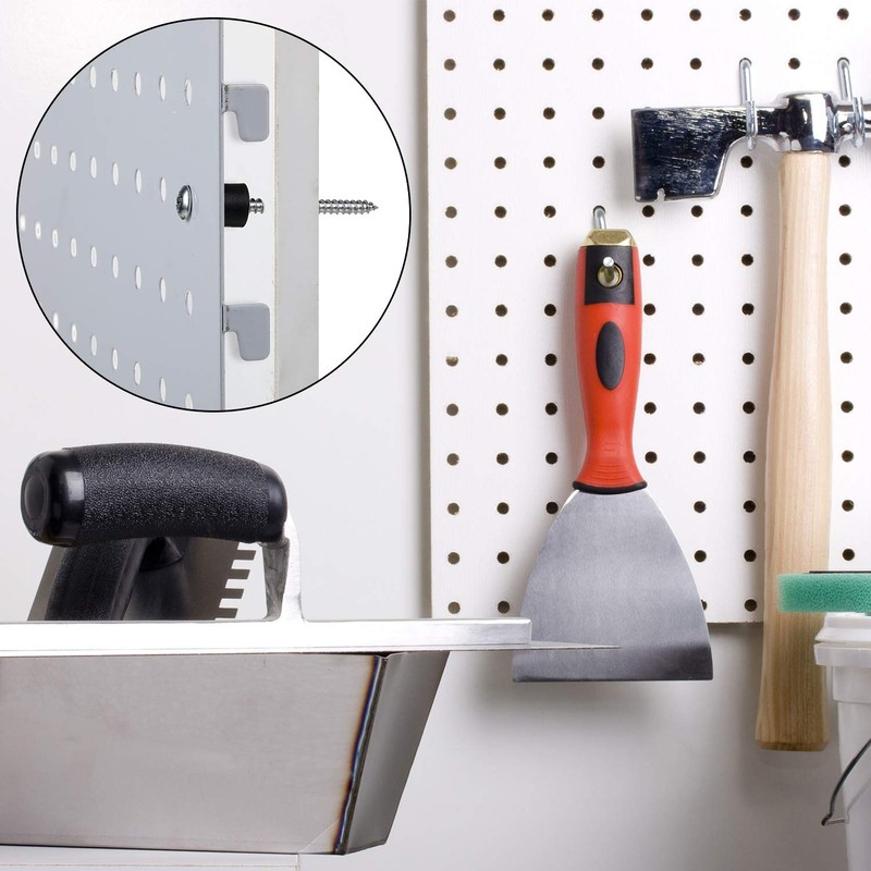 Pegboard Mounting Kit, Includes Screws, Spacers and Washers for 1/8-Inch