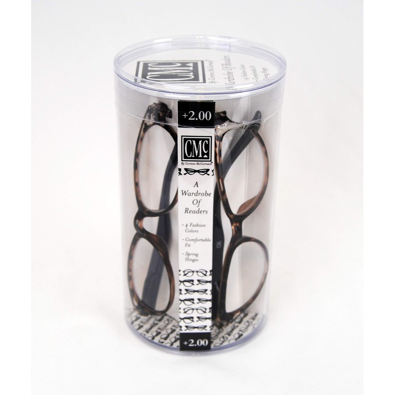 CMC Corinne McCormack Reading Glasses Cats Eyes (4) Pack (2.00)