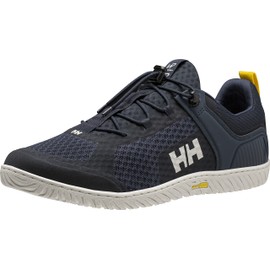 Helly-Hansen Mens HP Foil V2 Lightweight Breathable Sailing Watersports Shoes, 597 Navy/Off White - 8.5