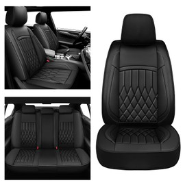 Banklif Car seat Covers Compatible with D20，2011-2025 | Waterproof &Breathable Leather Automotive Seat Cushions Protector | Compatible with Airbag &Easy to Install,Full Set 5 Seats BlankD20