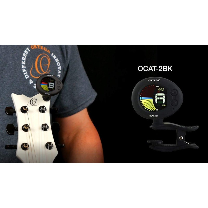 Ortega Chromatic Clip Tuner OCAT-2BK - Black