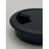 Tapon Pasacables Negro Guía Pasa Cables Para Escritorio 2 Pz