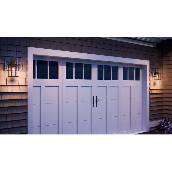 Urban Ambiance Luxury Colonial Outdoor Wall Light, Small Size: 15-1/8"