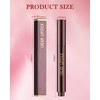 Hydrating Shimmer Lipstick,Moisturizing Jelly Lip Gloss,Shine Dew Nude Lipstick Pen,