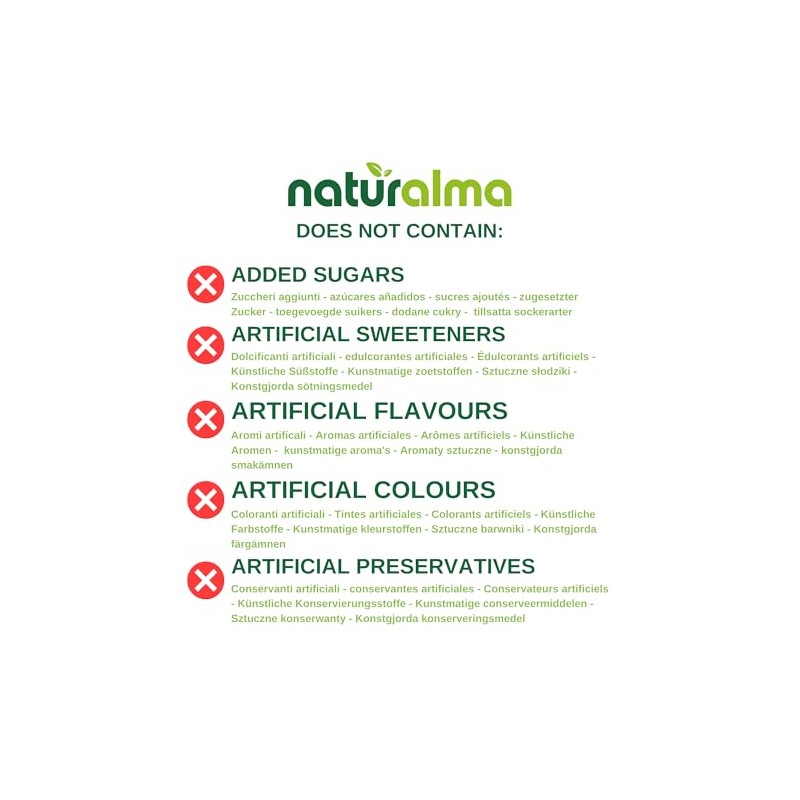 Naturalma Lemon Balm (Melissa officinalis) Leaves Alcohol-Free Mother Tincture Naturalma