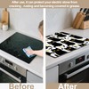 Stove Top Covers for Electric Stove,Cute Black Cat Fish Heat