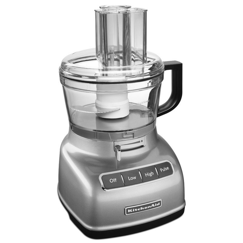 KitchenAid KFP0722WH 7-Cup Food Processor with Exact Slice System -
