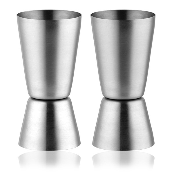 Cocktail Measuring Cup, Cocktail Double Measure Scale, Pack of 2 Cocktail Measuring Cups, Bar Measure, Cocktail Dual Spirit Measure Cup, Suitable for Bars and Homes (20/40 ml)