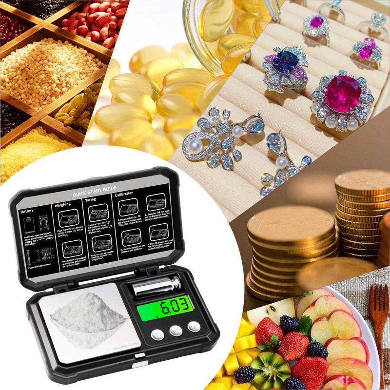 GRAM PRES Digital Pocket Gram Scale 300g x 0.01g Accuracy，