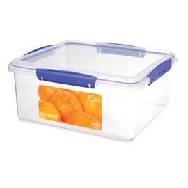 Sistema 1850 Klip It Collection Rectangle Food Storage Container, 169 Ounce/21 Cup