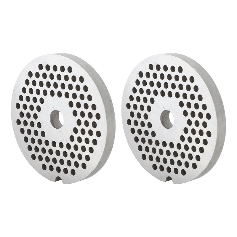 Stainless Steel Meat Grinder Plate Discs Blades Replacement 3mm Round