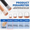 20 Pcs Clear Extra Small Skinny Chair Leg Floor Protectors