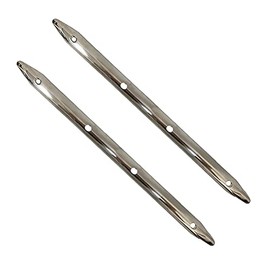 HWIMARINE Marine Stainless Steel Rub Strake - Line Rub Strakes Protection for Boat Yacht RV Accessories, 2 Pcs (25“)