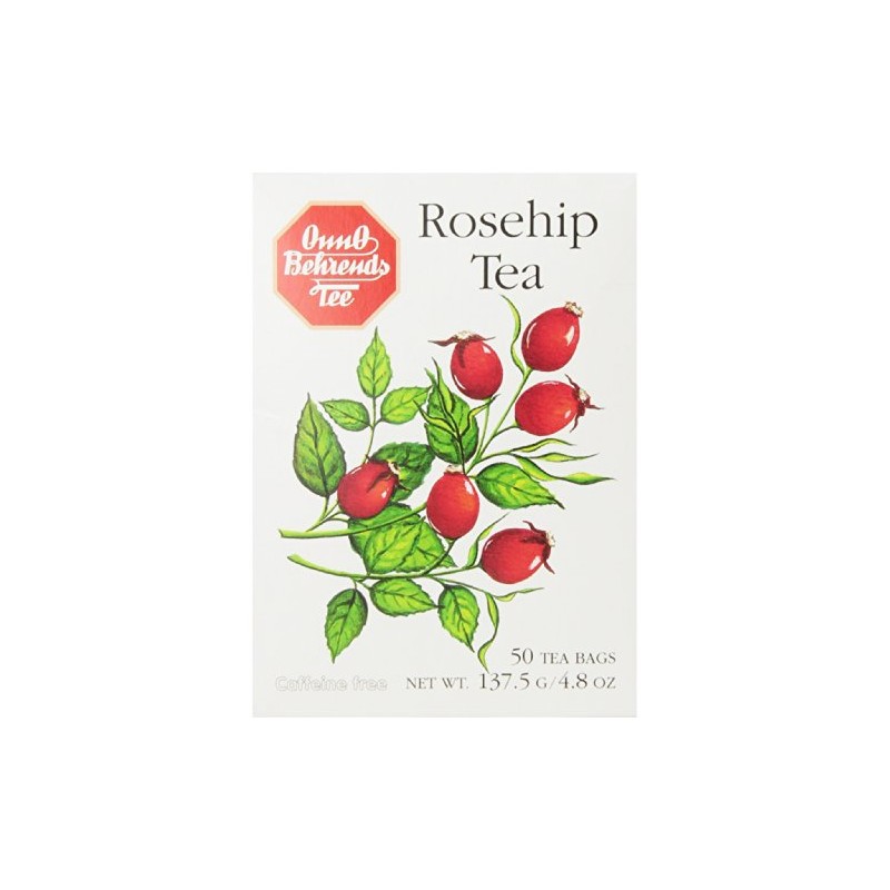 Onno Behrends Rosehip Tea, 50 Count, 4.8 Ounce