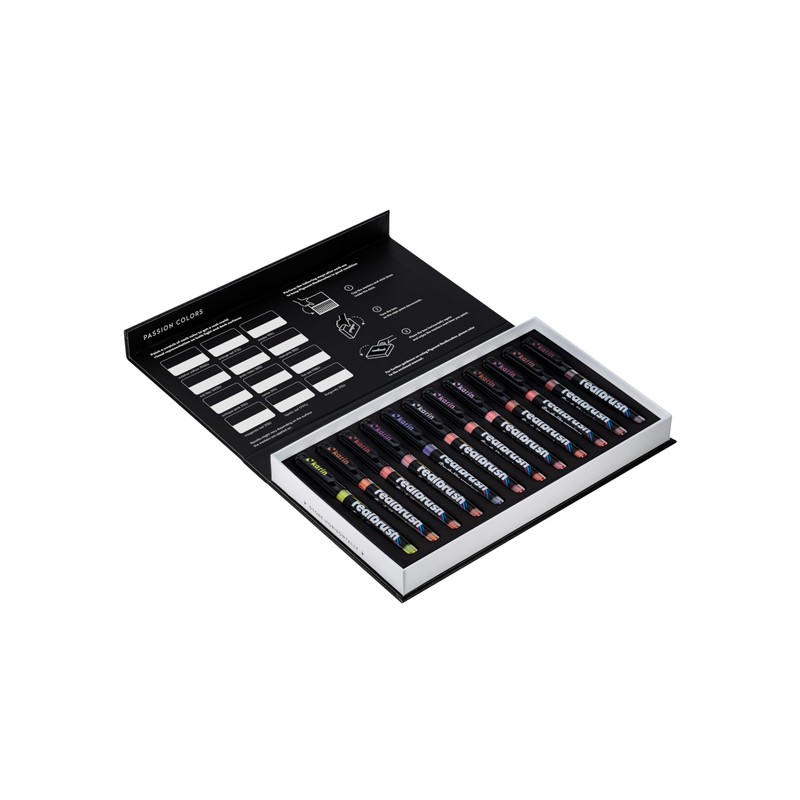 KARIN Realbrush Pigment Passion Colors - a collection of 12