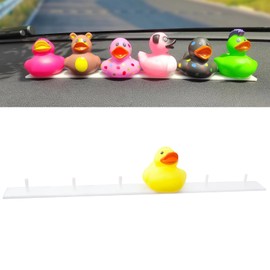 1 Duck Holder for Jeep Dashboard with Rubber and Plastic Duck Plugs, Disposable Capable of Holding up to 6 Ducks, Ideal for Displaying Jeep-Themed Gifts (Does Not Include Rubber Duck)