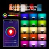 LEDGUHON 1PCS E27 Smart RGB+CW Flood Light 9W 850LM, Adjustable